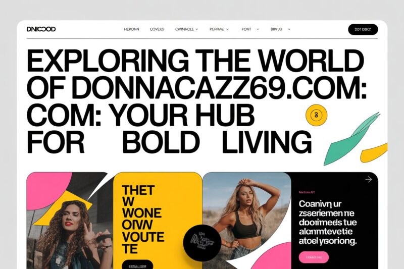 Exploring the World of Donnacazzo69 .com: Your Hub for Bold Living